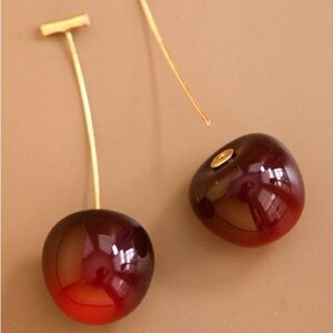 Cherry drop Earrings !